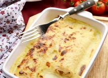 Crêpes au jambon gratinées