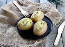 Pommes De Terre Farcies Au Foie Gras