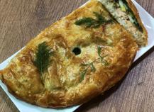 Koulibiac au saumon et riz citronné