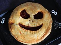 Tourte bœuf et tomates Halloween