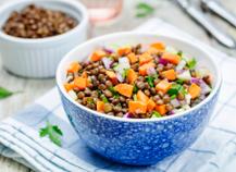salade de lentilles