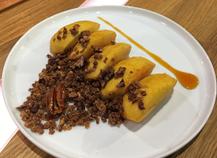 Pommes façon tatin au granola-pécan