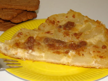 Tarte caramélisée poires et spéculoos