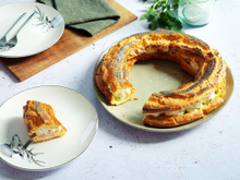 Nouvel an : notre recette de Paris-Brest salé au saumon fumé pour l'apéritif ou en entrée