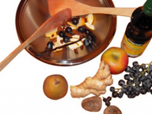 Wok de fruits d'automne au gingembre et à la vanille