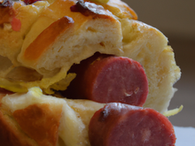 Brioche au saucisson