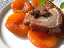 Echine de porc aux abricots secs