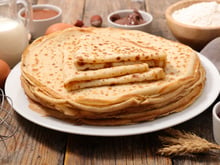 Crêpes faciles avec deux œufs