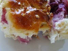 Poale in briu ou raviolis au fromage blanc .. et à la gelée de mûre