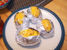 Pommes de terre farcies savoureuses