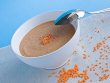 Dahl de lentilles corail tomate et cannelle