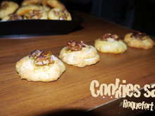 Cookies salés roquefort et noix