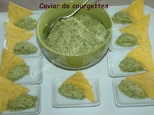 Caviar de courgettes économique