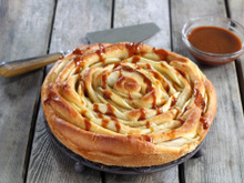 Brioche spirale aux pommes