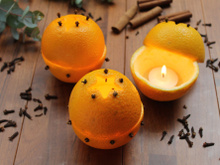 8 DIY ou recettes que l'on aime faire avec une orange vidée