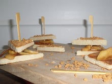 Club sandwich de pommes au Carré Frais