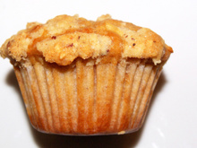 Muffins aux pommes et au streusel
