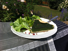 Tarte aux épinards, comté et beaufort d'été