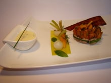 Grenadin de veau, petits légumes et girolles ... comme une blanquette