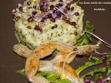 Risotto aux grenouilles et au cerfeuil