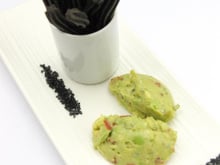 Churros à l'encre de seiche