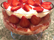 Trifle à la fraise version '"Light"