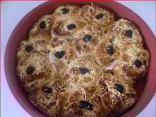 Pizza roulée d'asma