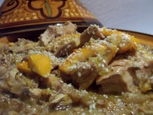 Tajine de poulet à l'orange