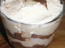 Tiramisu cookie, banane, Nutella