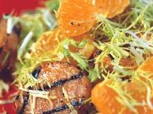 Salade de patates douces à la mandarine