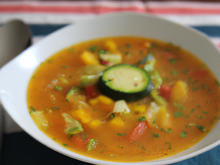 Soupe froide aux 3 légumes