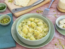 Gnocchi au Gorgonzola AOP et pistaches grillées