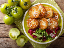 Beignets de tomates vertes