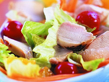 Salade de lapin aux zestes d'agrumes