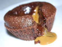 Coulant au chocolat à la pâte de spéculoos