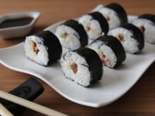 Makis concombre chèvre tomates séchées