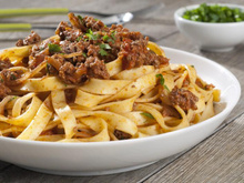 Tagliatelles bolognaise pleines de caractère