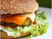 Burger végétarien au tofu