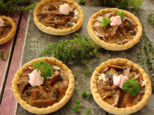 Tartelettes forestièrers au foie gras