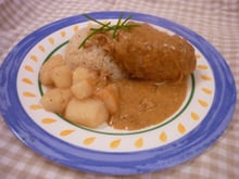 Poulet aux poires-coco