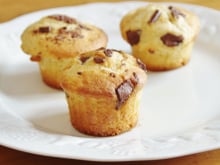 Muffins aux pépites de chocolat