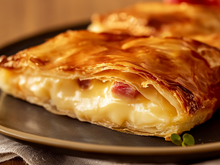 Feuilleté au jambon et au fromage