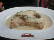 Côtes de veau aux morilles