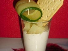 Mousse de thon et concassé d'ananas