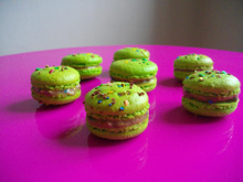 Macarons aux m&m's