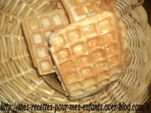 Gaufres à la farine de châtaigne