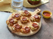 Smash potatoes façon pizza