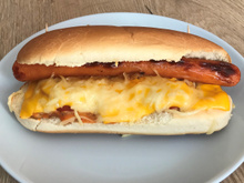 Hot-dog façon bistrot