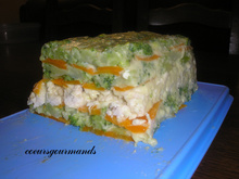 Terrine de brocolis au lait de coco