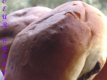 Pains au lait cœur chocolat